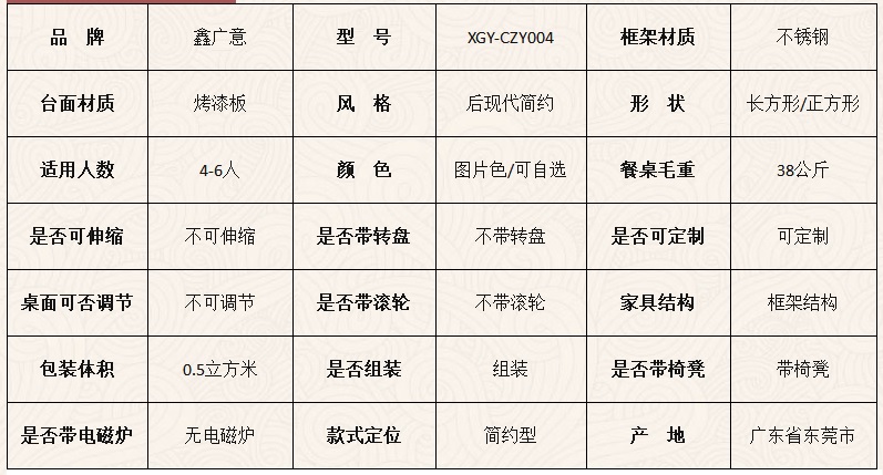 不銹鋼餐桌